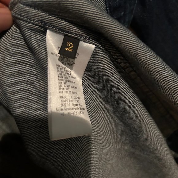 Kapital Reconstructed Patchwork Denim Shirt - Picture 8 of 10